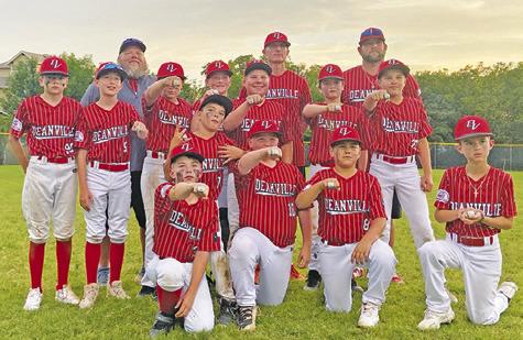 THE DEANVILLE REDS 12U PONY League baseball team will play in the region tournament in Hutto, beginning this Saturday morning.