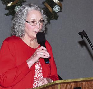 DIANNE WOOTEN sings at the Angel Tea held on Saturday, Dec. 6 , at the First United Methodist Church of Somerville.