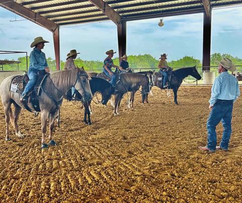 THE TRIBUTE TO THOMAS Horse Show, hosted at the Buddy &amp; Edile Lightsey Arena in Caldwell, drew in dozens of exhibitors and raised over $10,000 for Thomas Clifford’s fiancee, a longtime ranch horse show exhibitor. Tribune photo by Sabine Lazo