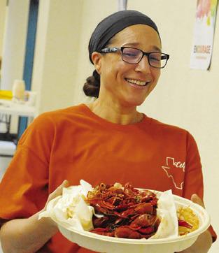 CRAWFISH PLATTERS with shrimp and “fixin’s” were served at last Friday’s Caldwell Education and Leadership Foundation’s All-You-Can-Eat Crawfish and Shrimp Boil.