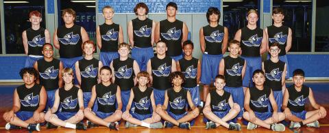 THE 2024 SNOOK BLUEJAY JUNIOR HIGH track team is, from left, back, Brent Turner, Robert Nugent, Barrett Dudensing, Brayden Macik, Kyle Gonzales, Christopher Gomez, Michael Eaton, Levi Garza, middle, Hayden Sims, Barrett Warren, Teagan Groce, Brandon Horn, Sherrond Cole, Bradley Bryant, Blake Bimmerle, front, Sebastian Arrendondo, Anthony Prince, Jesus Zacarias-Martinez, Aiden Frazier, Josue Arias, Brody Prihoda, Carlos Montalvo and Efrain Carmona.