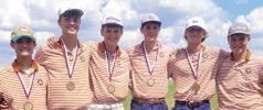 CALDWELL HIGH SCHOOL boys who competed in College Station included Spencer Ellis, Grant McManus, Cobey McCuller, Nathan Scott, Caden Schluens and Kaden Fritsche.