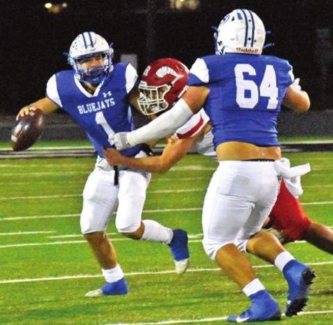 SNOOK’S GARRETT LERO breaks away from a defender.