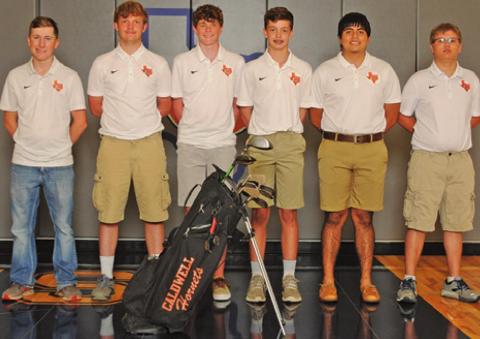 THE 2020-2021 CALDWELL HORNET golf team