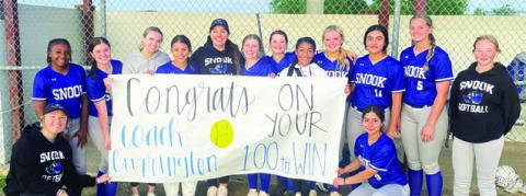 Snook’s Coach Currington earns 100th career win