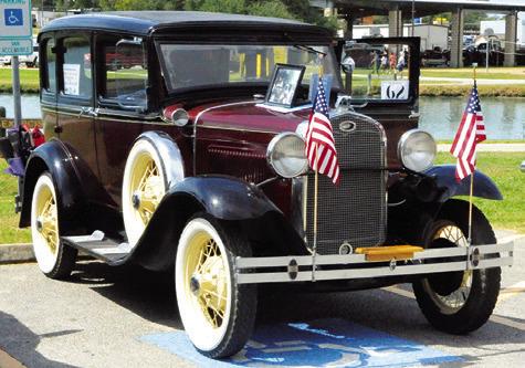 OLD STYLE CARS like these were enjoyed by visitors at the Phil Perry Memorial Car Show at the 2024 Kolache Festival.