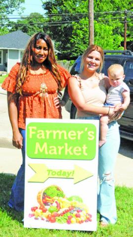 CANDICE LISTER and Sarah Underwood are the organizers for the new Somerville Farmers Market, set to open this Sunday, July 7. Tribune photo by Denise Squier