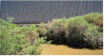 A SECTION OF THE EL PASO border wall. The new Texas Landowner Border Law Handbook has been developed to address potential legal issues that may arise for Texas border landowners. Photo courtesy of Sam Craft/Texas A&amp;M Agrilife