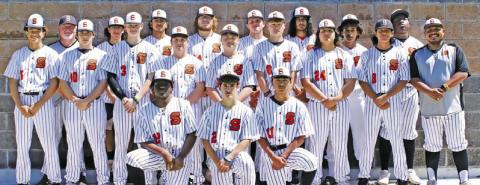 THE 2024 SOMERVILLE HIGH SCHOOL YEGUA BASEBALL team is, from left, back, Coach Michael Mullins, Roel Chavez, Victor Orozco, Canyon Surovik, Nicholas Connelly, Gardner Shivers Jr., Jeremy Vela, Jonathan Johnson, middle, Kyle Brooks, Dominic Willams, Barrett Howe, Chance Esparza, Luke Moses, Gage Tuck, Izael Garza, Christian Esqueda, Coach Ramsey Walner, front, Raijoun Shivers, Colt Holton and Caleb Leang.