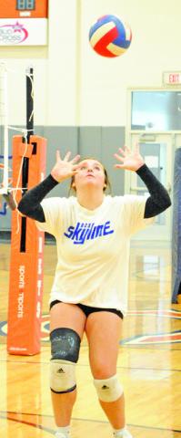 LAST WEEK, FUTURE Lady Hornets participated in the annual Lady Hornet Volleyball Camp. -- Tribune photo by Denise Squier