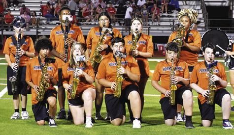 THE CALDWELL HIGH School Band performs at halftime of the Caldwell-Groesbeck football game in Caldwell.