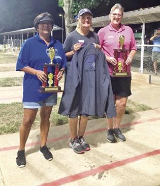 CALDWELL’S DORIS Hieden won the Women’s Class A division for the eighth time at the Texas State Horseshoe Pitchers State Singles Championships held in Waco