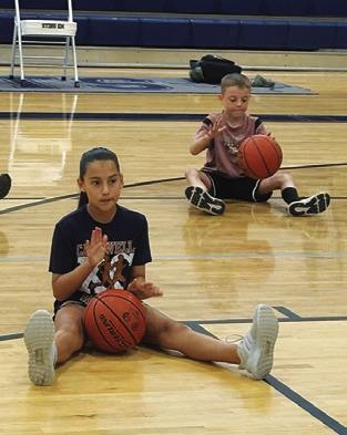 Scenes from Hornet Basketball Camp