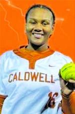 Last week, Samone Clark broke the Caldwell High School softball record for career home runs with her 24th homer.