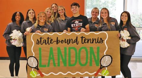 CHS’ Vykukal competes at UIL State Tennis Tourney