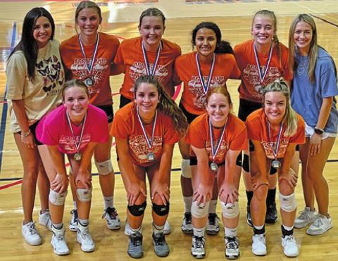 THE CALDWELL VARSITY summer league volleyball team