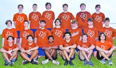 THE 2023 CALDWELL HIGH SCHOOL JUNIOR varsity track team is, from left, back, Cade Eggen, Bradie Nelson, Kenny Toney, Chase Clark, Luke Freeman, Jaden Jordan, middle, Aiken Morgan, Rowdy Smith, Davion Sanchez, Cooper Ellis, Braxton Fritcher, Michael Cannedy, Jaxson Anderson, front, Spencer Ellis, Anthony Ramirez, Chris Marshall, EJ Rogers, Brenden Lee and Leo Conway. -- Photo courtesy of Dianne Pursch Photography