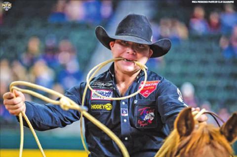 CALDWELL’S WESTYN HUGHES has qualified for the National Finals Rodeo (NFR) for the second time. The NFR will be held in December in Las Vegas, Nevada. -- Photo courtesy of PRCA ProRodeo Photography