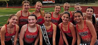 THE CALDWELL JUNIOR HIGH Dance Team performed for the first time at the Thursday, Oct. 2, Caldwell-Lexington Junior High football game. Photo courtesy of Kayla Radliff