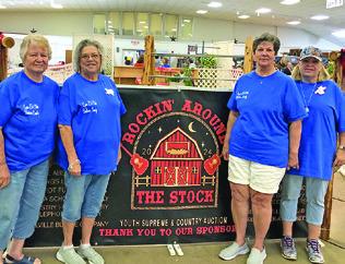 FOUR LYONS EXTENSION Club members were judges for the 2024 Austin County Fair. Pictured, from left, are Sharon Stevenson, Tammy Qualls-Tucker, Brenda Kolojaco and Terri Sissom. Photo courtesy of Lyons Extension Club