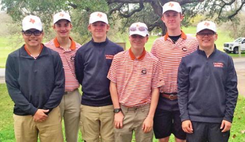 THE CALDWELL HORNET Boys Team playing at La Grange included, from left, Jessie Enrique, Waylon Chapman, James Coston, Braden Norman, Marshall Armstrong and Sam Waldrip.