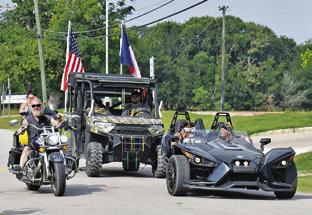 THIS PARADE WAS enjoyed by local residents on Saturday morning along Eighth Street in Somerville as part of the Crater Motorcycle Rally at Welch Park. Local residents enjoyed some creative entries.