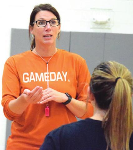 JANE ANNE GIESE earned her 450th career coaching win with a victory over Richards during the Navasota Volleyball Tournament.