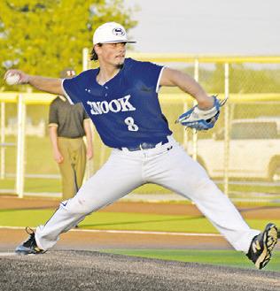 JORDAN PRICE hurls this pitch for Snook.