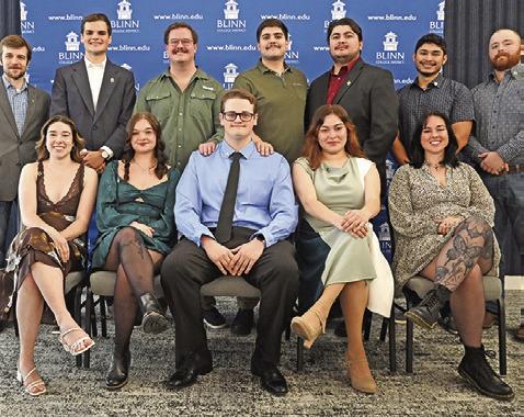 CALDWELL’S NOAH PENA was one of 12 fall 2025 graduates of Blinn College’s Paramedic Program. Pictured is the fall 2025 graduating class.