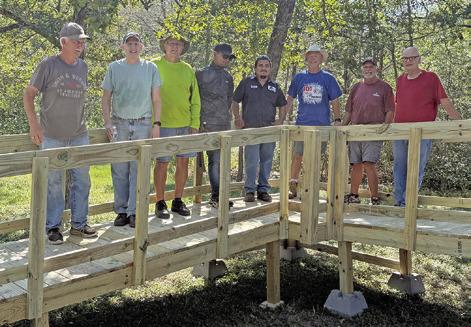 THE CALDWELL MEN’S LIONS Club has completed its 14th handicap ramp this year working with the Texas Ramp Project, outpacing last year’s number of eight. Lions Club’s motto is “We Serve.”