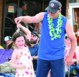 BURLESON COUNTY residents of all ages enjoyed the first installment of Main Street Caldwell’s “Summer Concert Series,” featuring Texas Unlimited Band. Tribune photo by Denise Squier