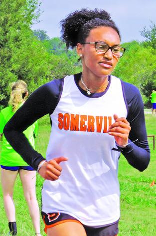 DESTINY VELA PLACED third in the girls varsity race at last week’s District 26-2A Cross Country Meet and advanced to the regional meet to be held on Oct. 24 in Corpus Christi.