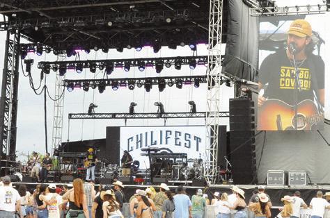 CHILIFEST IS HELD annually near Snook and draws a big crowd.
