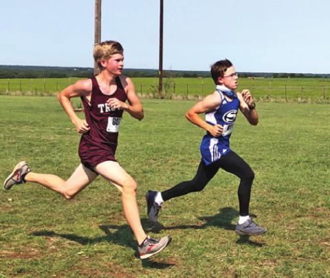 JOHN SEE WAS the lead varsity boy for Snook runner in the Jarrell Mesquite Run on Thursday, Oct. 1.