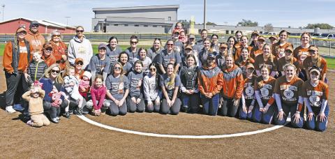 THE 2023 LADY HORNET SOFTBALL TEAM hosted former Lady Hornets this past Saturday for the annual alumni scrimmage.