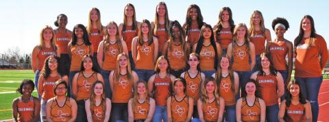 THE 2020 CALDWELL LADY HORNET TRACK TEAM