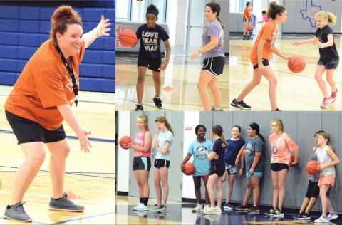 Scenes from Lady Hornet Basketball Camp