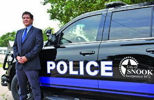 DR. STEVEN HURON was named the first chief of police for the City of Snook. This historic move was made in 2025.