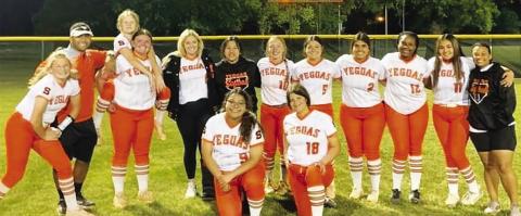 THE SOMERVILLE LADY YEGUAS WILL play Leon in a best-of-three series in bi-district on Friday and Monday, April 28 and May 1. Game 1 will be played in Somerville Friday and Game 2 will be Monday in Leon. If a Game 3 is needed, it will be played following Game 2.