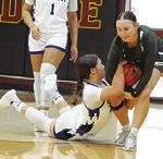 Lady Jays battle in Thorndale