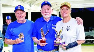 DORIS HIEDEN WAS the undefeated champion in the A Class 30-foot horseshoe tournament