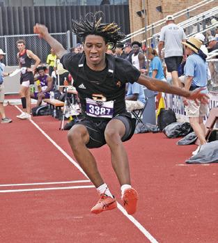SOMERVILLE’S BRANDYN Carter competed in the Class 2A boys’ triple jump at the UIL State Track &amp; Field Meet on Friday, placing seventh.