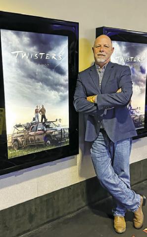 LOCAL STORM CHASER Bob Pack was a part of the new movie “Twisters” which just released on theaters nationwide.