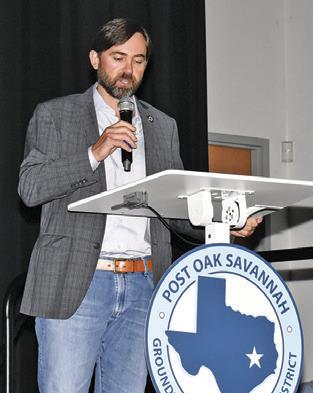 STATE REP. Stan Gerdes speaks to the gathering at the annual groundwater summit.