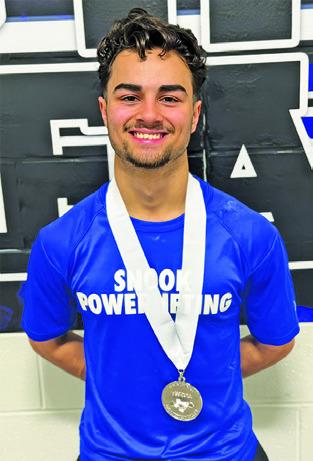 SNOOK’S TRISTEN YEN qualified for the Texas High School Powerlifting Association’s State Championship to be held later in March.
