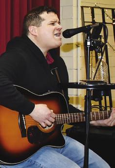 ALEJANDROMIRAMONTESperforms at A Historical Christmas, presented on Thursday, Dec. 5, by the Somerville Historical Society and Museum at St. Ann’s Catholic Church.