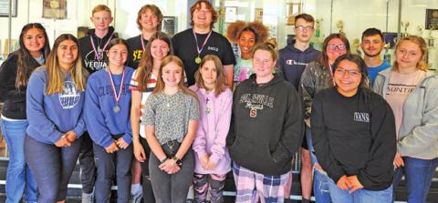 THE 2022 SOMERVILLE YEGUA TENNIS TEAM qualified 7 players for regionals.
