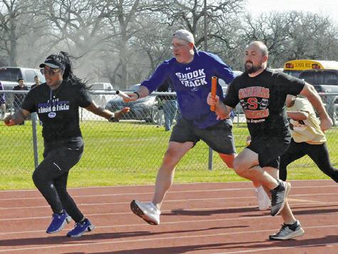 EVEN THE COACHES GOT in on the fun at last week’s Koppers Relays