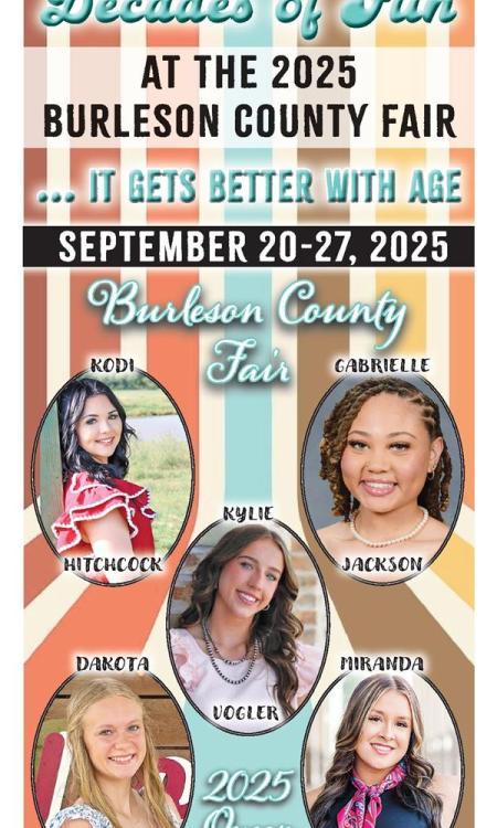 Burleson County Fair 2025