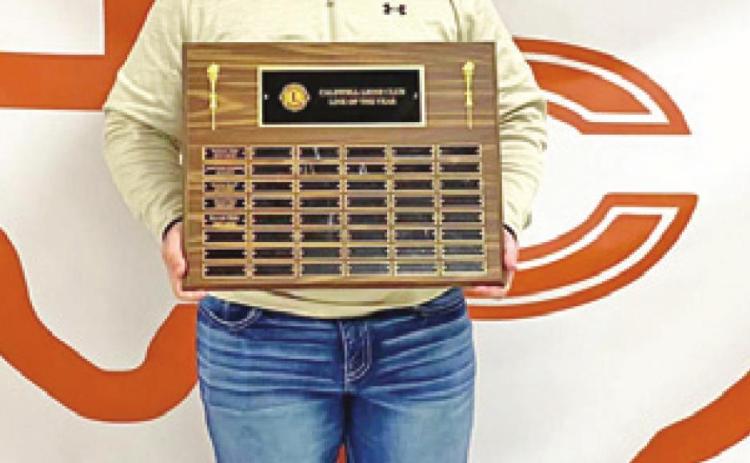 Awards presented at athletic banquet